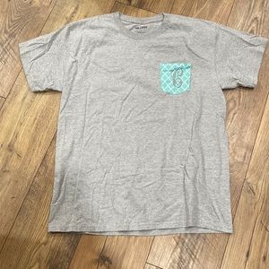Gildan Initial “C” Pocket Tee Size Large